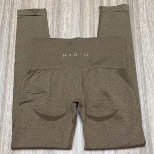 NVGTN Contour Seamless Leggings in Color Mocha Size Small